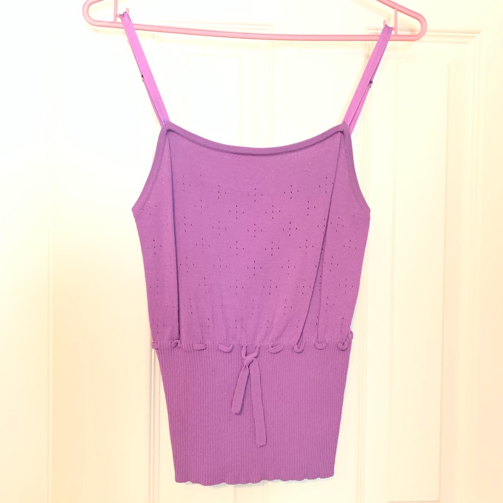 Tricot tank top, size S